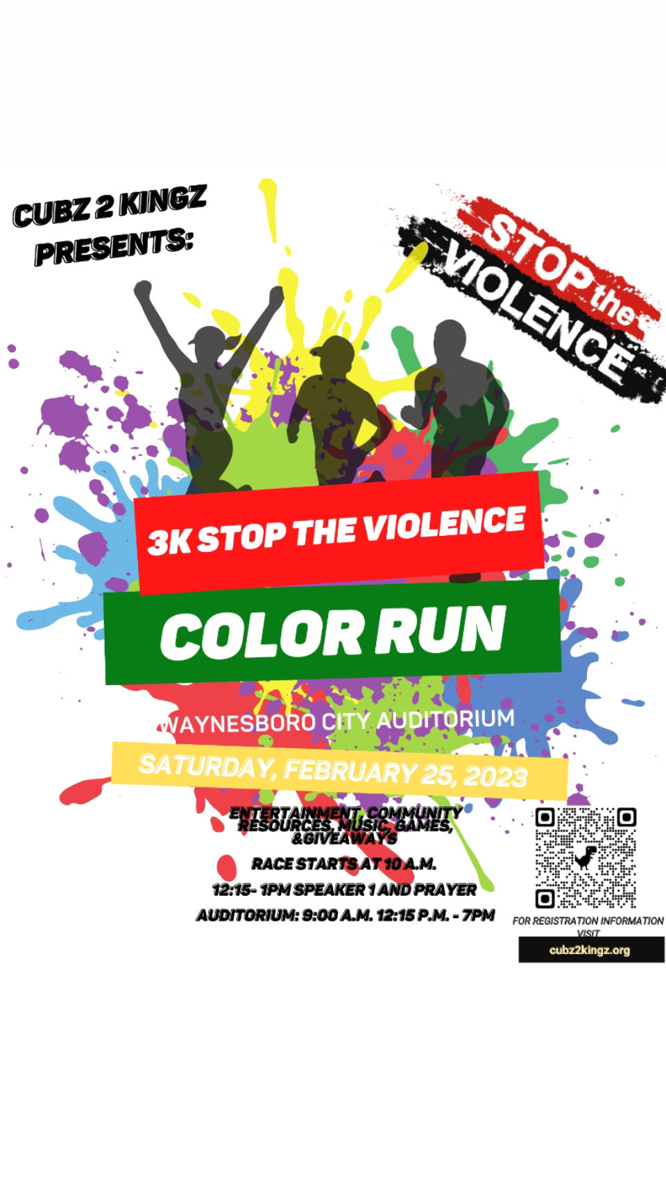 Zanetia Henry Waynesboro MS 3K Color Run 2.25.23